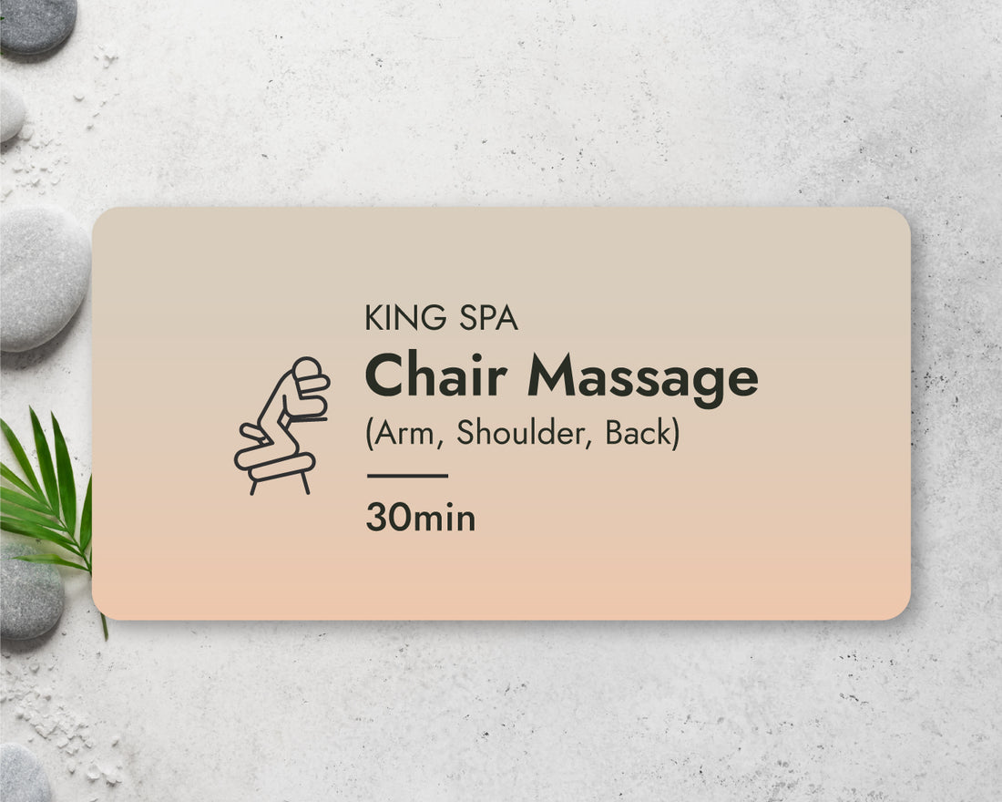 30min Chair Massage (Arm, Shoulder, Back)