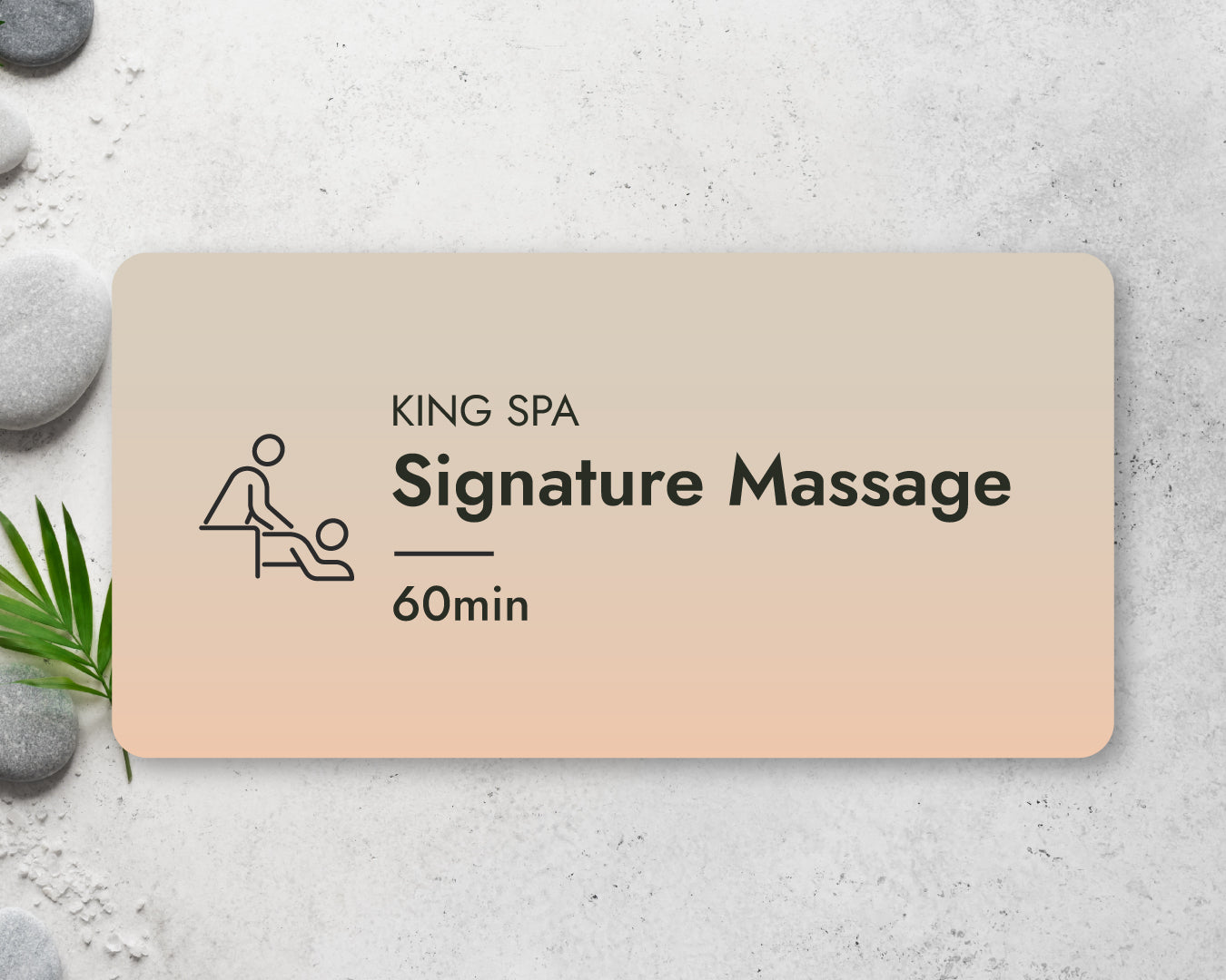 KingSpa Signature Massage - 60 min