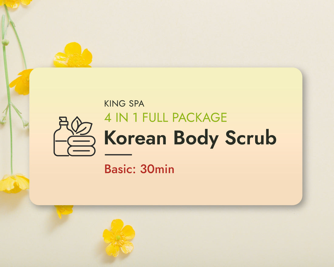 Spring Special 4-in-1 Package – Korean Body Scrub Basic 30min